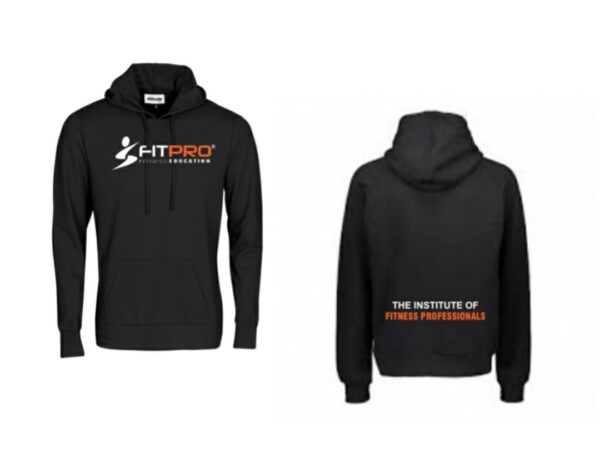 FitPro Black Hoodie